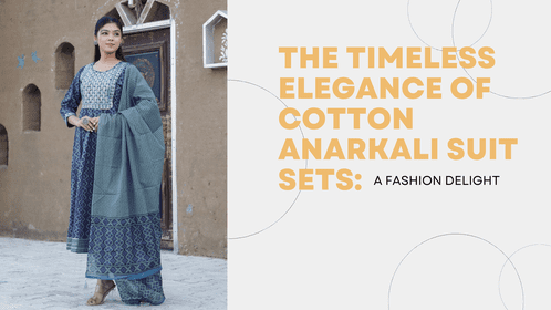 Cotton Anarkali Suit Sets